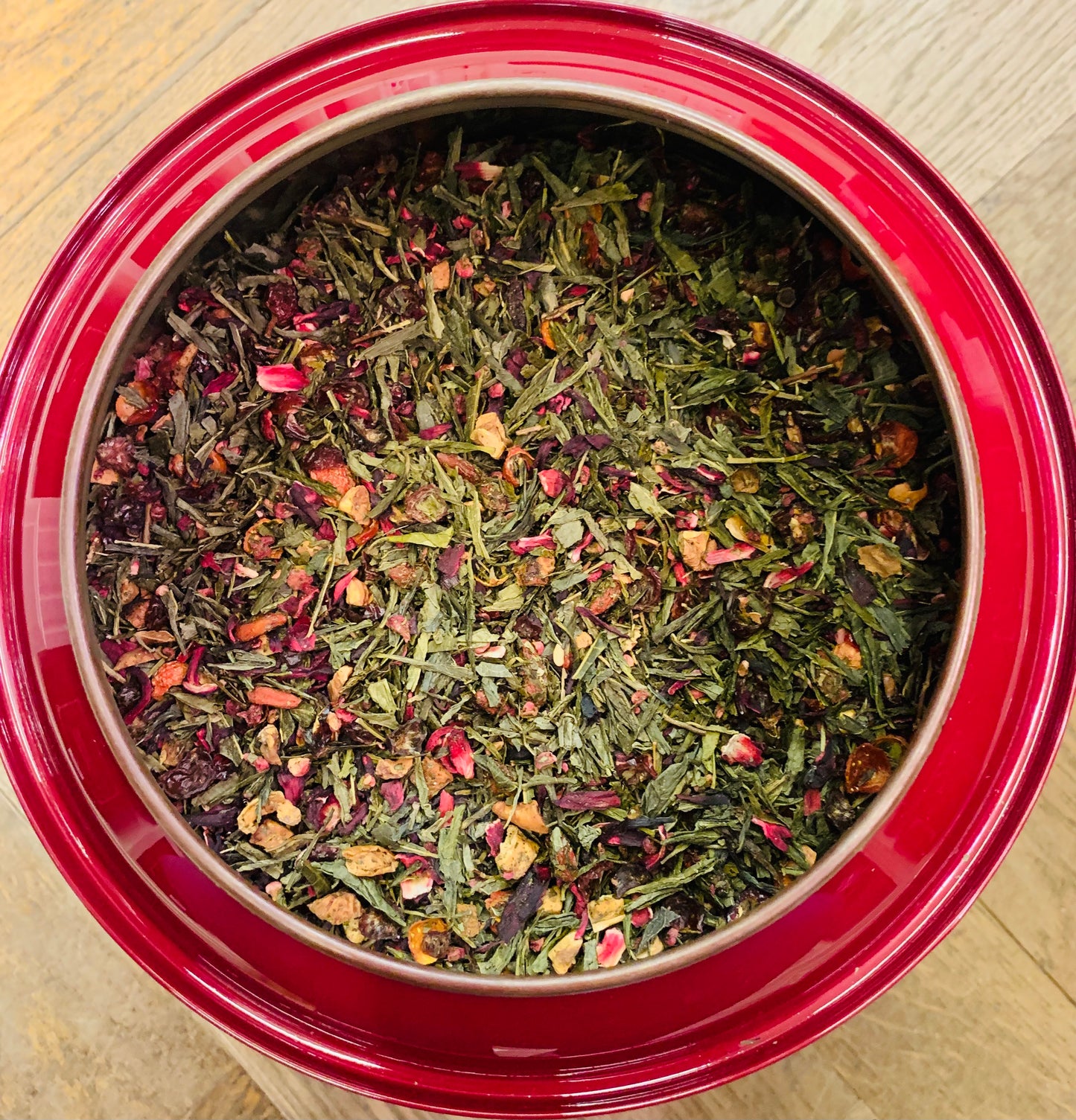 Élixir de Jeunesse – Thé Raffinée de Baie de Goji, Baie d'Açaï et Fleur d'Hibiscus