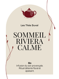 Riviera Calm Sleep - Organic Relaxing Floral and Soothing Herbal Tea -