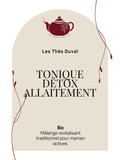 Tonique Détox Allaitement – Tisane Bio pour Mamans Actives Revitalisant –
