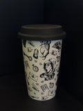 Porcelain Travel Mug – Alice in Wonderland