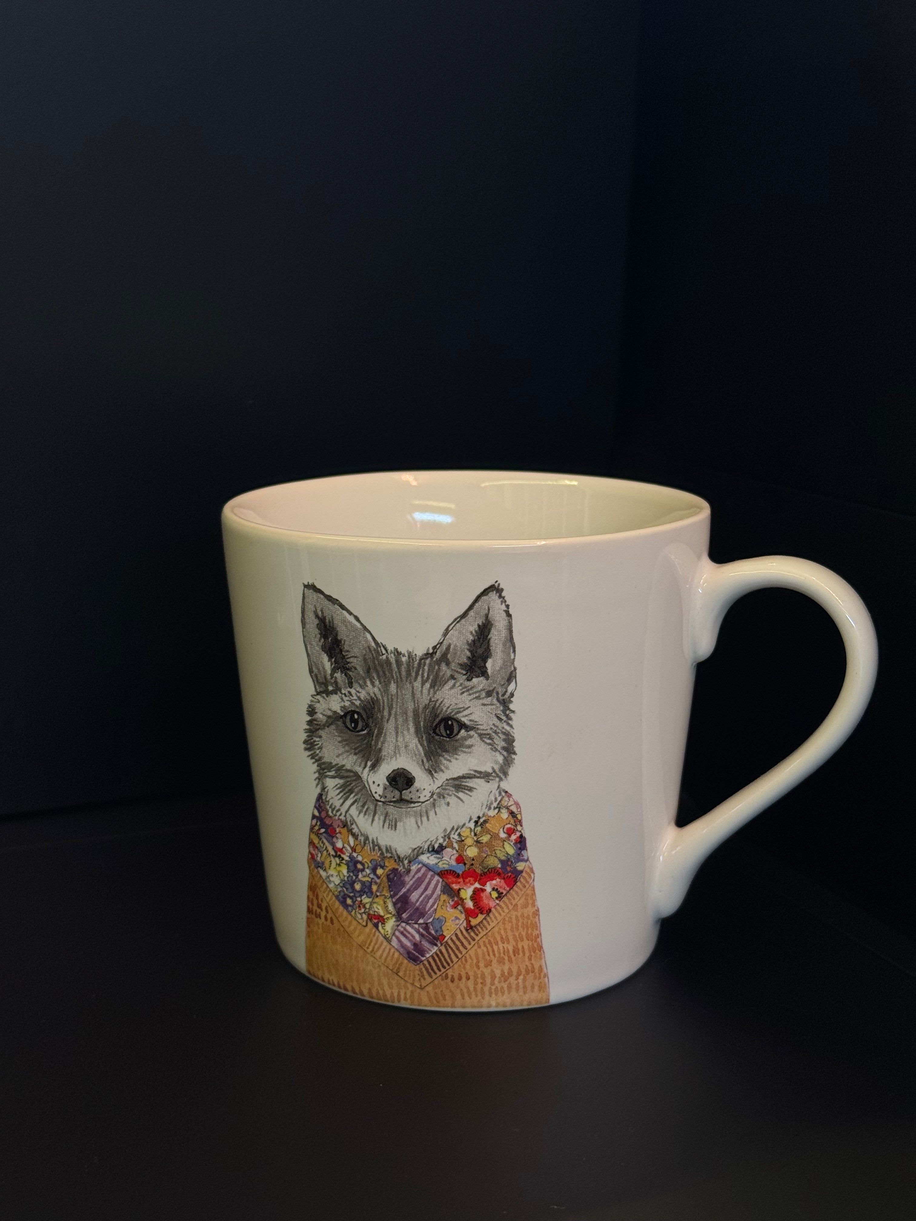 Porcelain Mug – Elegant Animals