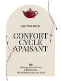 Soothing Cycle Comfort – Organic Herbal Tea for a Gentle and Floral Feminine Ritual –