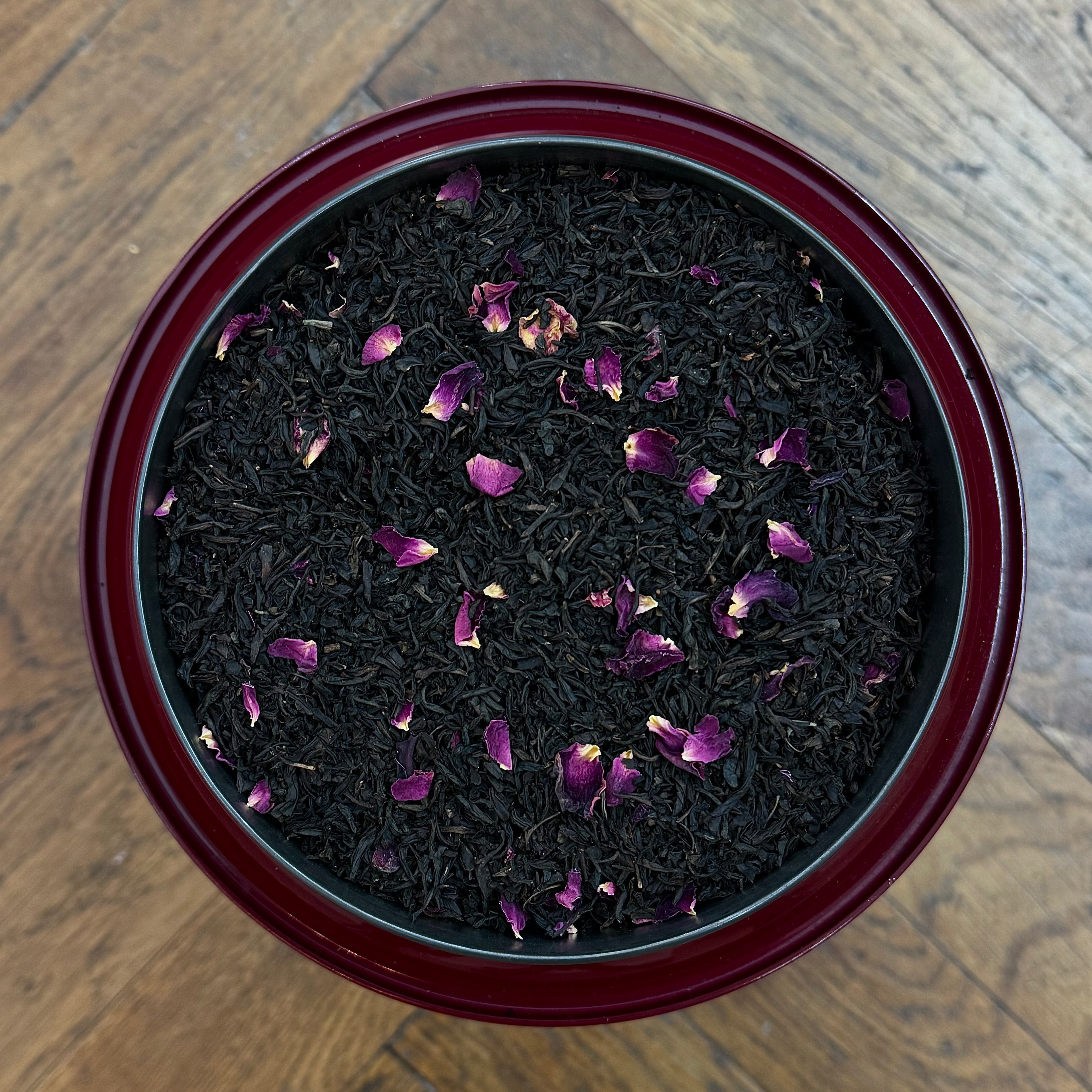 Thé Noir Parfumé de Chine à la Rose