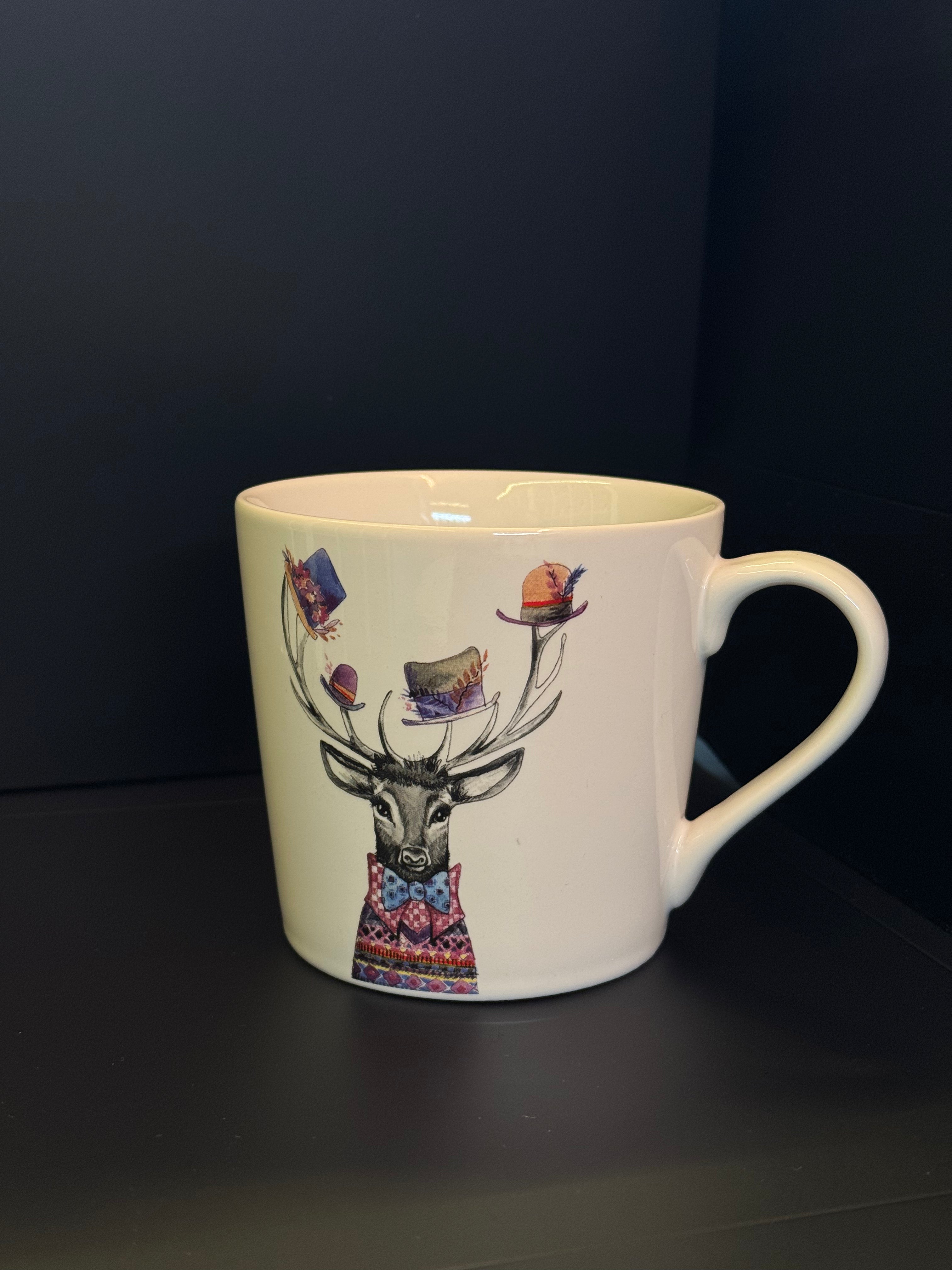 Mug en Porcelaine – Animaux Élégants