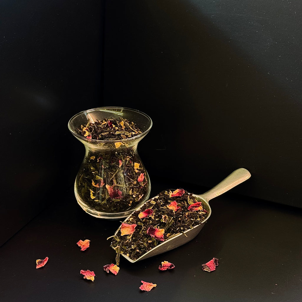 Thé Noir Parfumé de Chine à la Rose