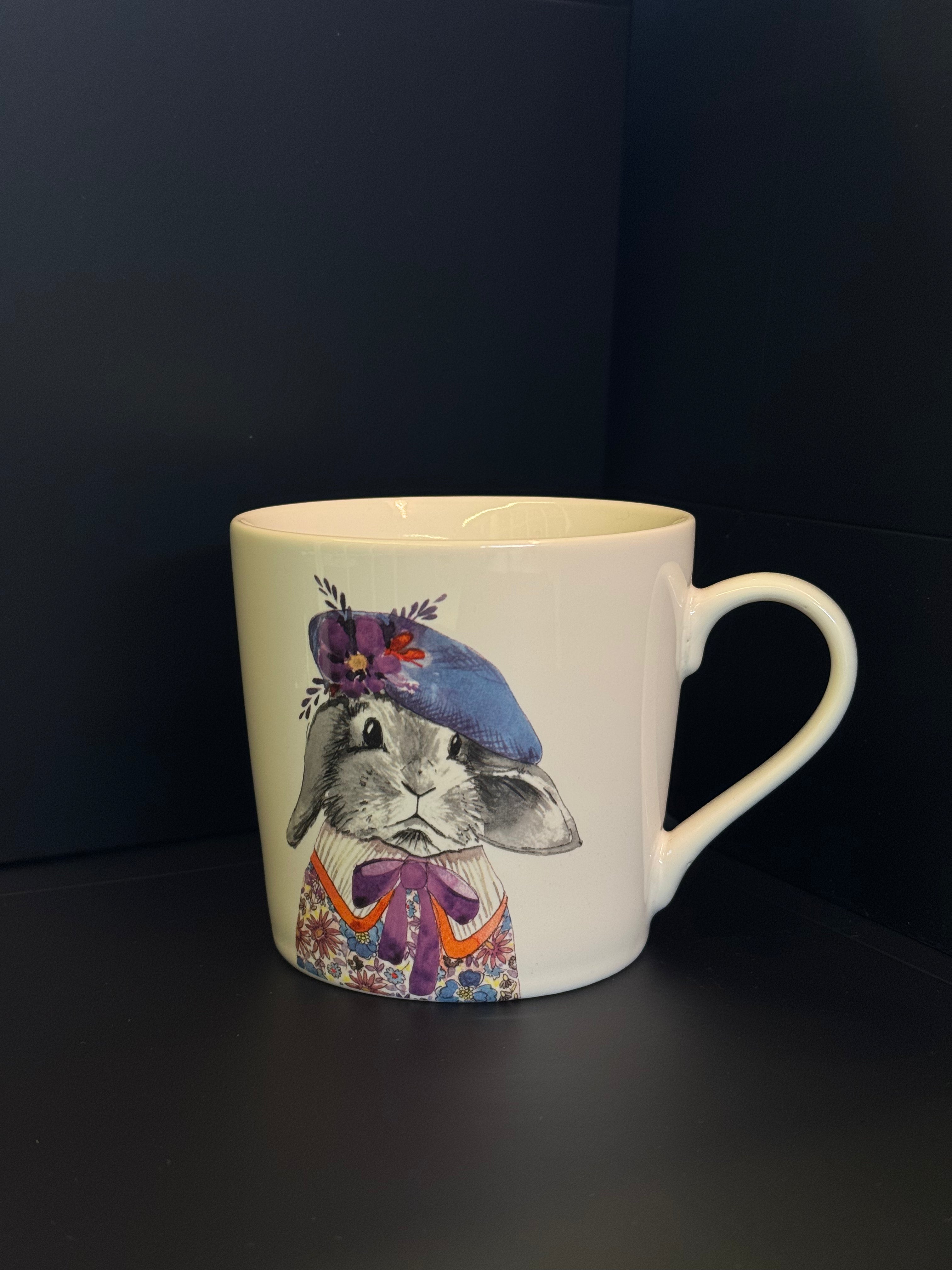 Mug en Porcelaine – Animaux Élégants