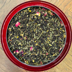 Les 7 Merveilles – Mélange thé noir et thé vert parfumé pêche, rose & tournesol