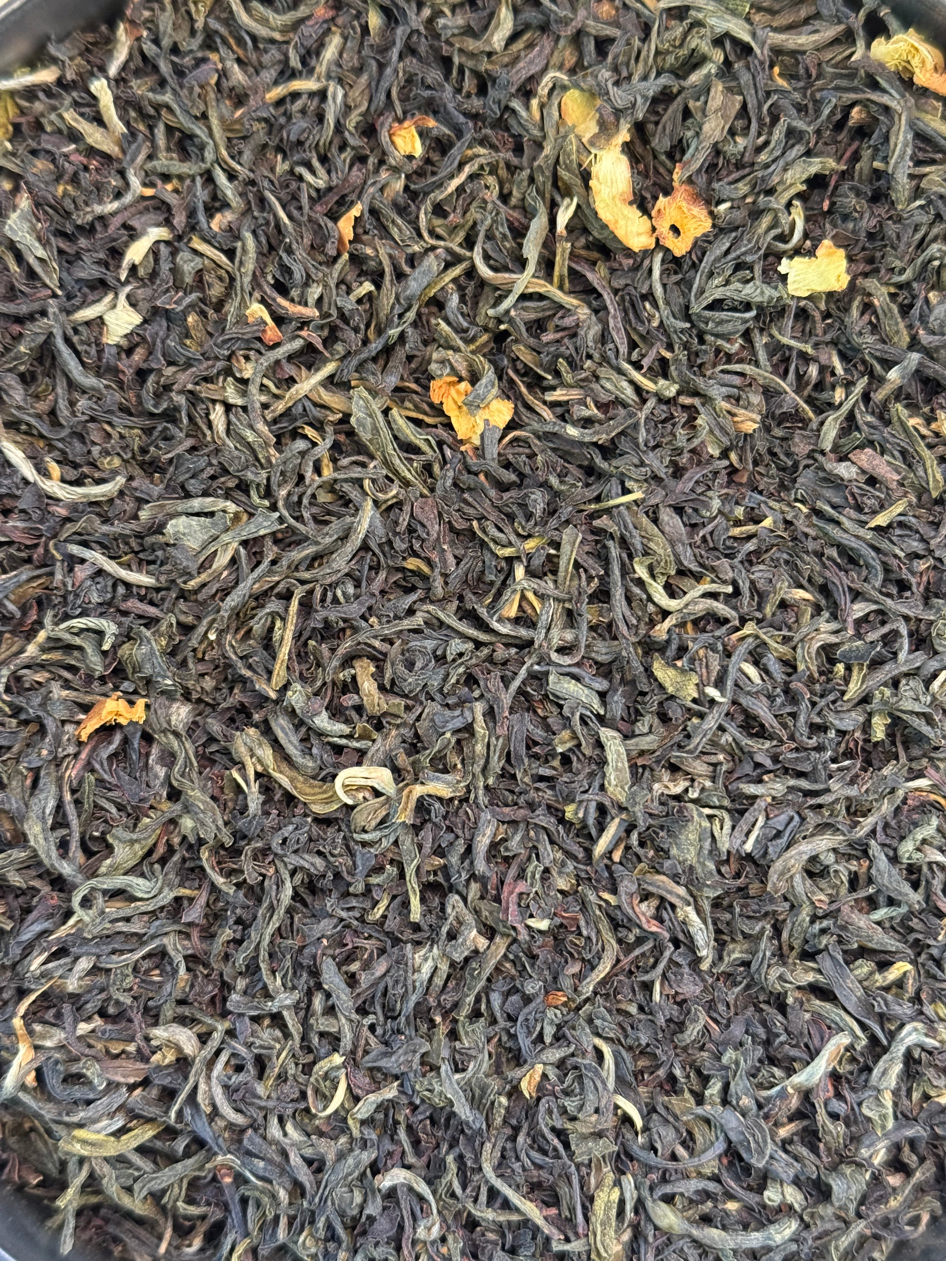 Thé Vert & Thé Noir au Jasmin, bergamote et Vanille – Thé des Moines