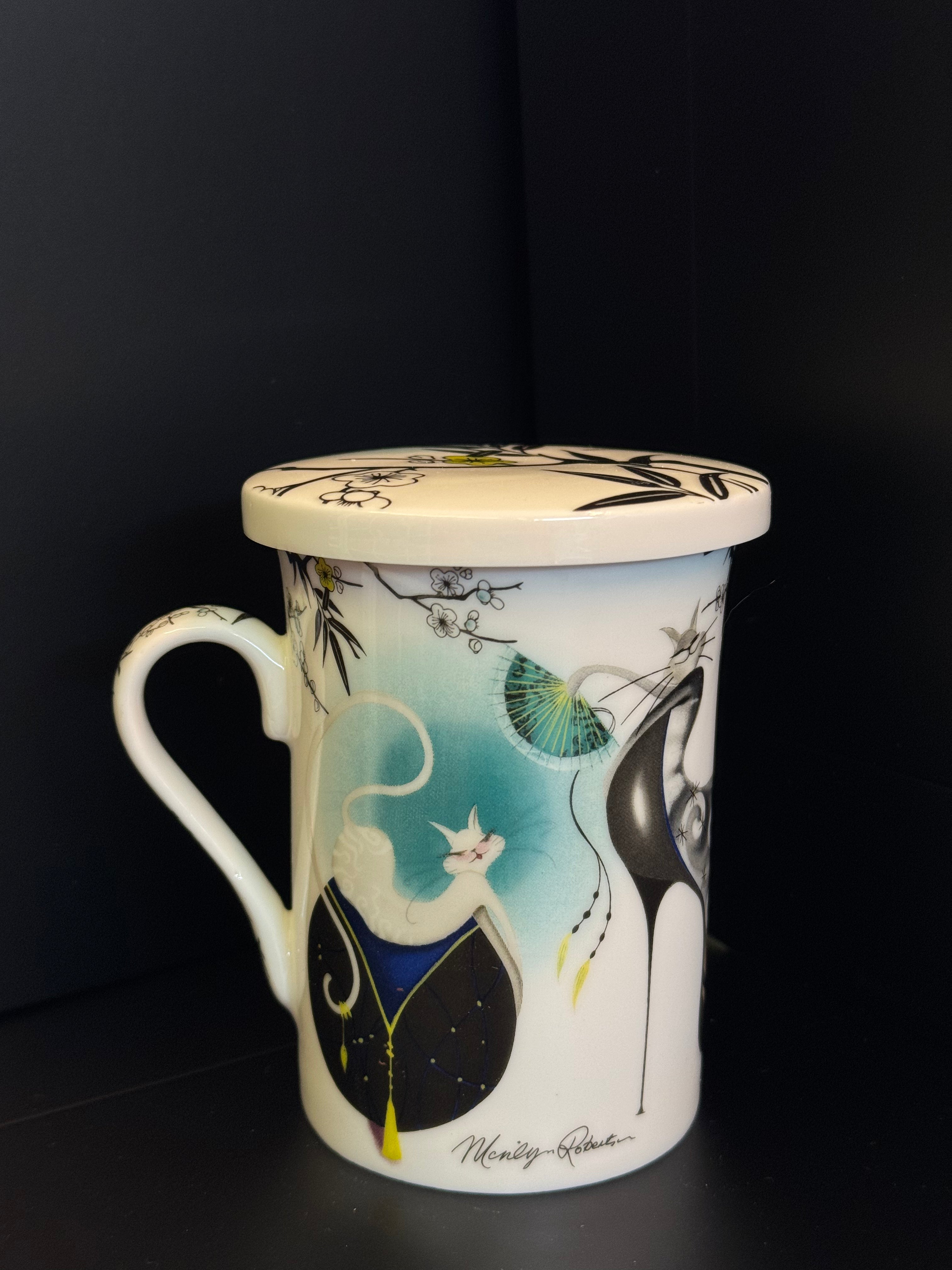 Feline Tea Infuser with Strainer — Elegance & Perfect Ritual