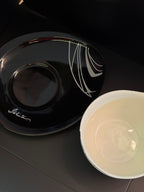 Designer Cup & Saucer — Graphic & Modern Elegance