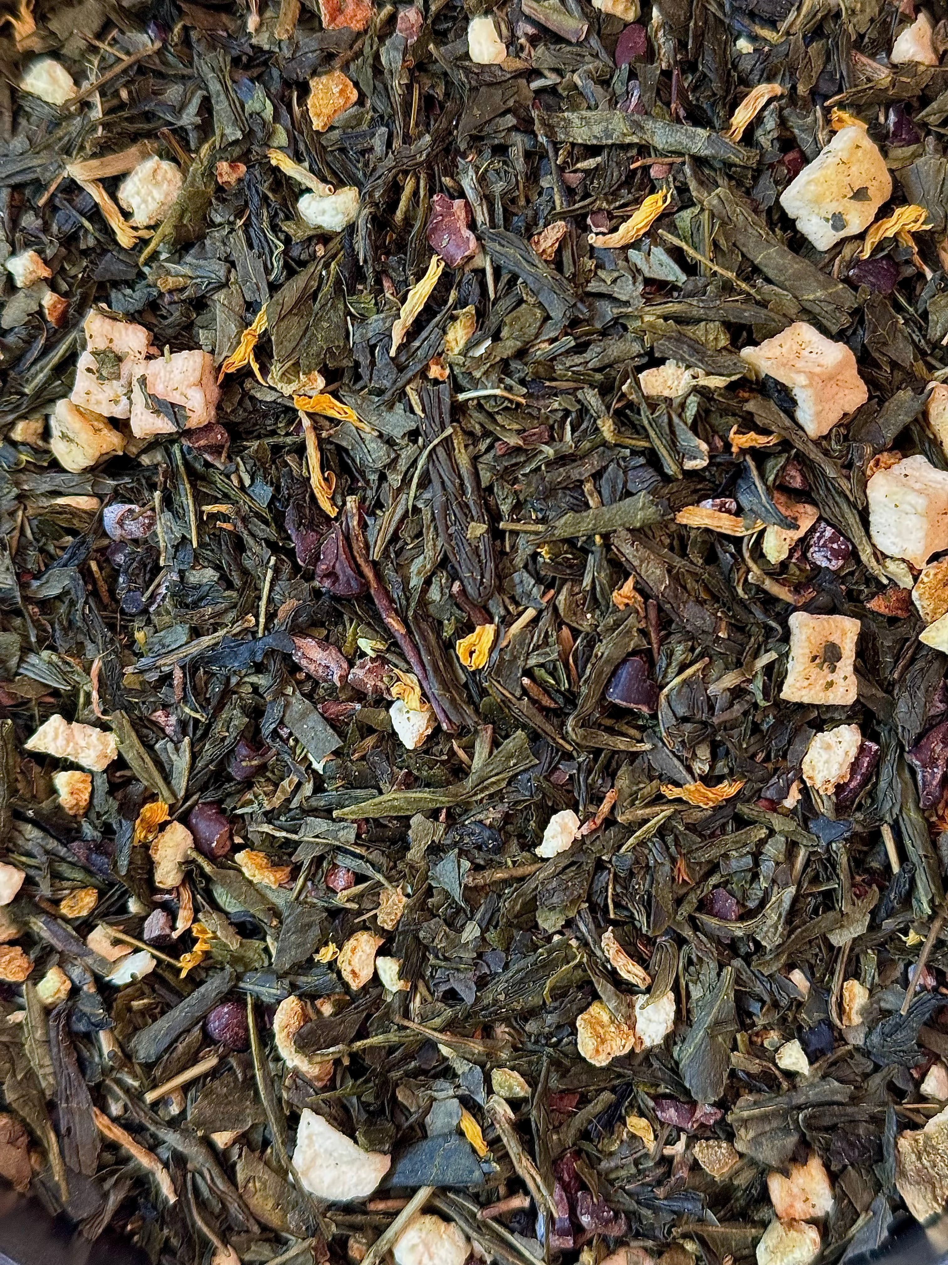 Praline Sweetness – An Exquisite Blend of Sencha, Cocoa, and Citrus