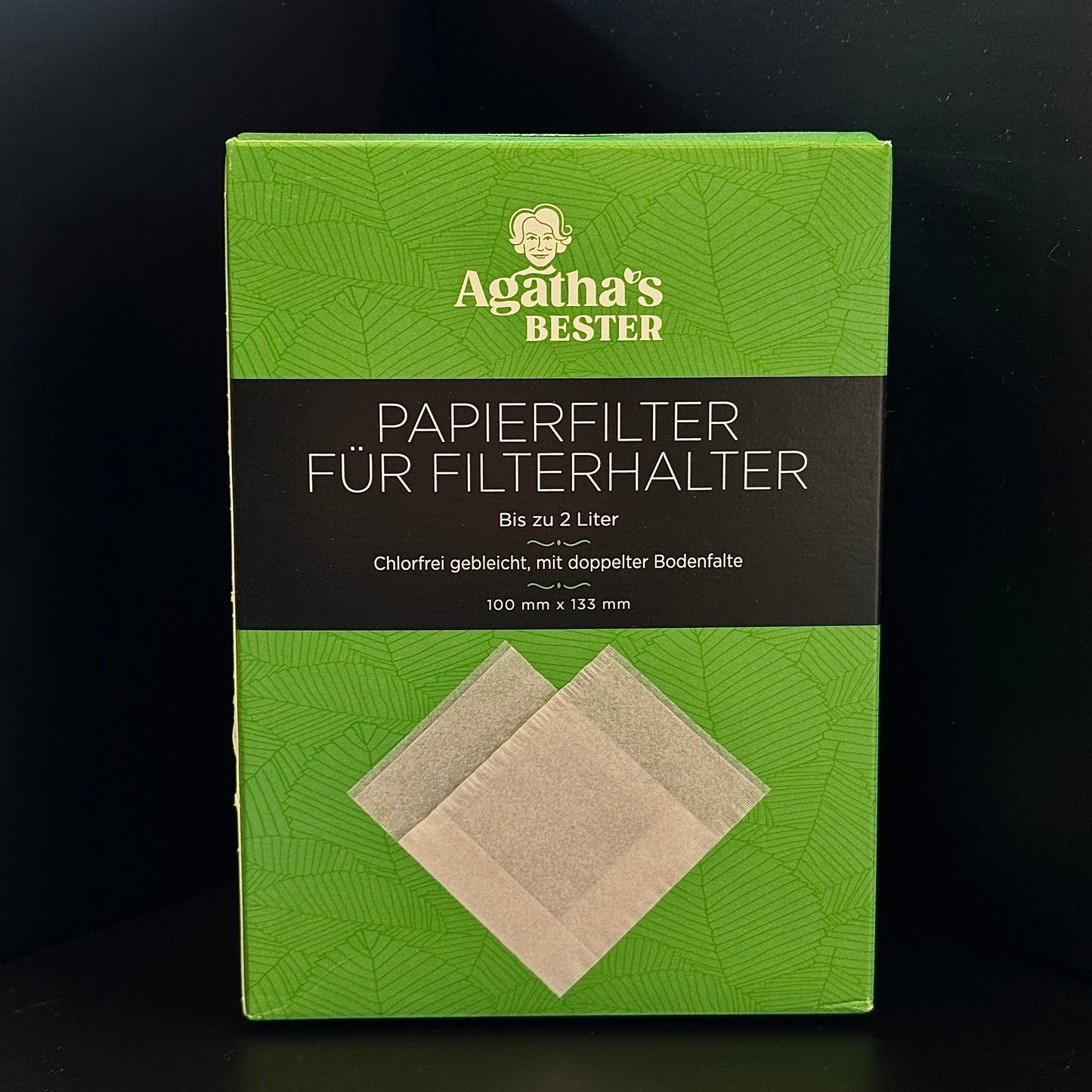 Filtre papier large